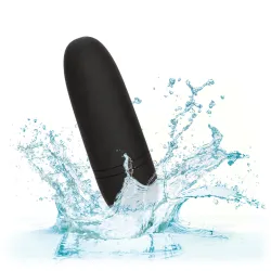 Vibratore bullet silicone telecomandato nero Vibratore bullet silicone telecomandato nero