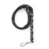 Frusta Flogger nera 50 cm con borchie Frusta Flogger nera 50 cm con borchie