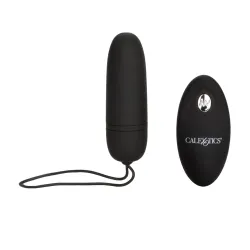 Vibratore bullet silicone telecomandato nero Vibratore bullet silicone telecomandato nero