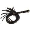 Frusta Flogger nera 50 cm con borchie Frusta Flogger nera 50 cm con borchie