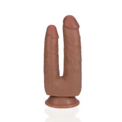 Dildo doppio 12,7/15,2 cm mulatto Dildo doppio 12,7/15,2 cm mulatto
