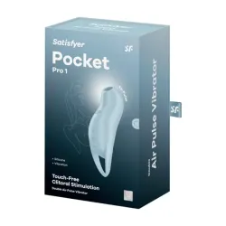 Succhia clitoride Pocket Pro 1 Azzurro Succhia clitoride Pocket Pro 1 Azzurro