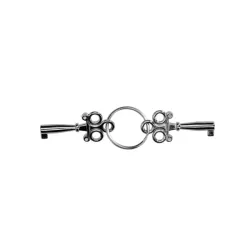 Manette in metallo pelose nere Manette in metallo pelose nere