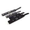 Set di manette cavigliere ecopelle nere Set di manette cavigliere ecopelle nere