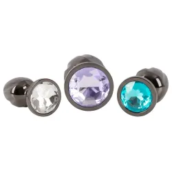 Set 3 Plug Anali Metallo con scanalature Set 3 Plug Anali Metallo con scanalature