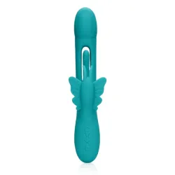 Vibratore rabbit butterfly G-Spot verde acqua Vibratore rabbit butterfly G-Spot verde acqua