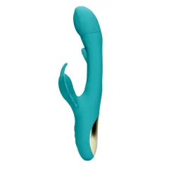 Vibratore rabbit butterfly G-Spot verde acqua Vibratore rabbit butterfly G-Spot verde acqua