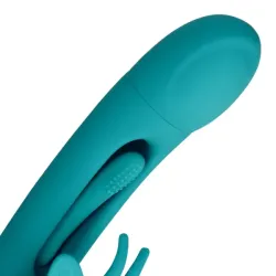 Vibratore rabbit butterfly G-Spot verde acqua Vibratore rabbit butterfly G-Spot verde acqua