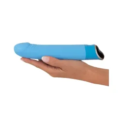 Vibratore classico smile silicone azzurro Vibratore classico smile silicone azzurro