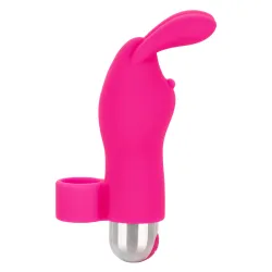 Vibratore da dito Bunny ricaricabile fucsia
