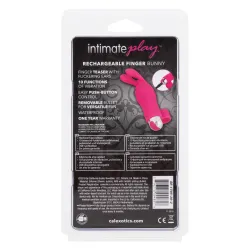 Vibratore da dito Bunny ricaricabile fucsia