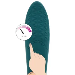 Vibratore vaginale Alyssa verde touch