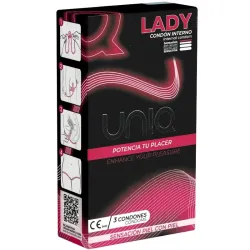 Preservativi Femminili Uniq Lady 3pz Preservativi Femminili Uniq Lady 3pz