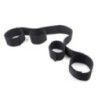 Costrittivo cavigliere manette nero