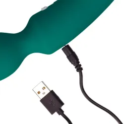 Wand e vibratore 2 in 1 verde acqua Wand e vibratore 2 in 1 verde acqua