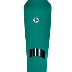 Wand e vibratore 2 in 1 verde acqua Wand e vibratore 2 in 1 verde acqua