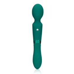 Wand e vibratore 2 in 1 verde acqua Wand e vibratore 2 in 1 verde acqua