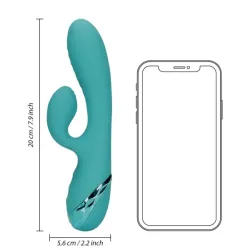 Vibratore rabbit gonfiabile verde acqua Vibratore rabbit gonfiabile verde acqua