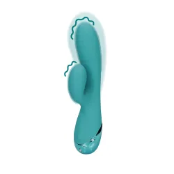 Vibratore rabbit gonfiabile verde acqua Vibratore rabbit gonfiabile verde acqua
