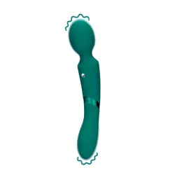 Wand e vibratore 2 in 1 verde acqua Wand e vibratore 2 in 1 verde acqua