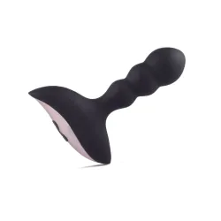 Vibratore anale a sfere nero 12 cm Vibratore anale a sfere nero 12 cm