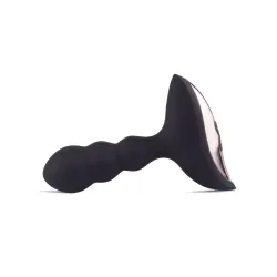 Vibratore anale a sfere nero 12 cm Vibratore anale a sfere nero 12 cm