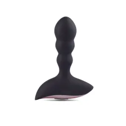 Vibratore anale a sfere nero 12 cm Vibratore anale a sfere nero 12 cm