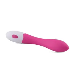 Vibratore per punto G rosa e bianco Vibratore per punto G rosa e bianco