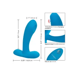 Vibratore punto G con telecomando blu Vibratore punto G con telecomando blu