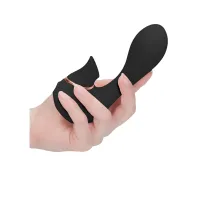 Vibratore punto G e clitoride Mythical nero