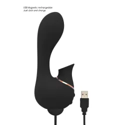 Vibratore punto G e clitoride Mythical nero Vibratore punto G e clitoride Mythical nero