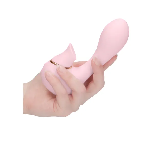 Vibratore punto G e clitoride Mythical rosa