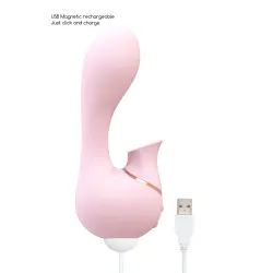 Vibratore punto G e clitoride Mythical rosa Vibratore punto G e clitoride Mythical rosa