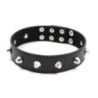 Collare ecopelle con borchie nero Collare ecopelle con borchie nero