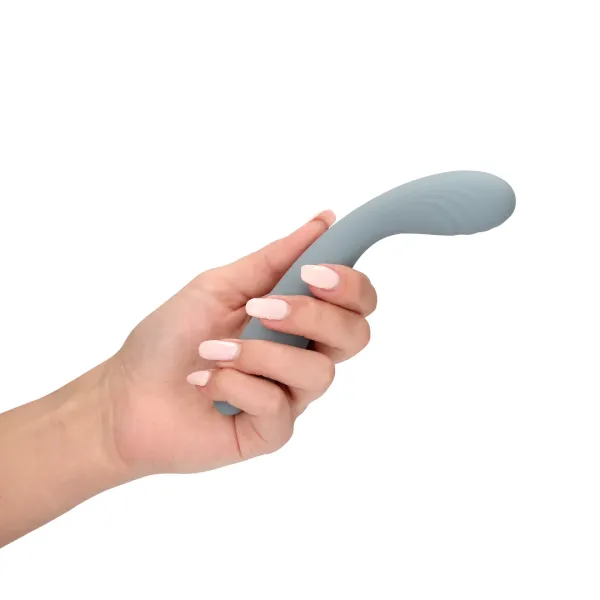 Vibratore punto G silicone grigio