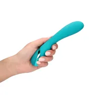 Vibratore punto G liscio silicone verde acqua