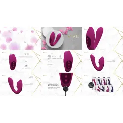 Vibratore punto G con sfere porpora Yuki Vibratore punto G con sfere porpora Yuki