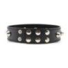 Collare ecopelle con borchie nero Collare ecopelle con borchie nero