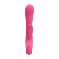 Vibratore rabbit Petal grip silicone rosa Vibratore rabbit Petal grip silicone rosa