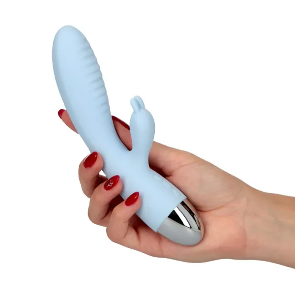 Vibratore Rabbit Faye 2 azzurro