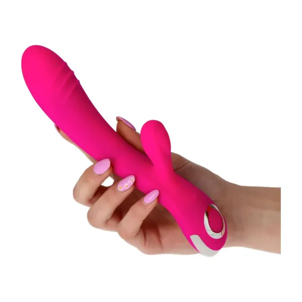 Vibratore rabbit stimolatore clitoride fucsia