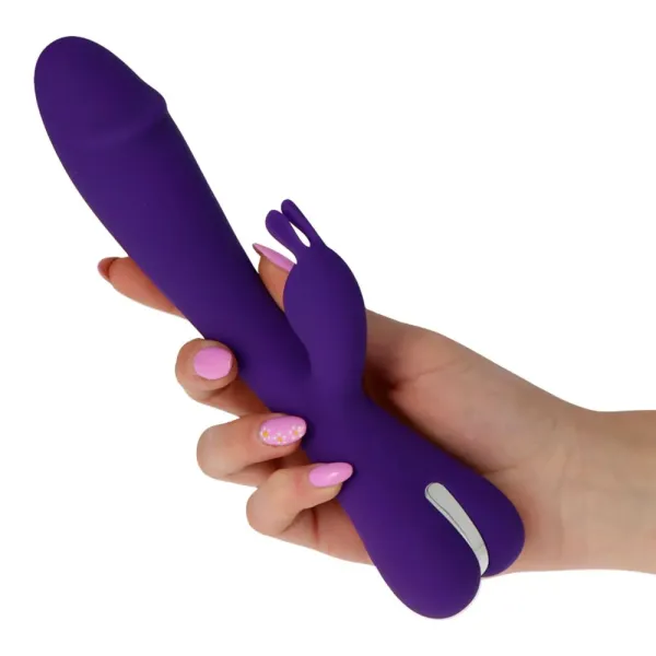 Vibratore rabbit viola Perfect Feeling 22 cm
