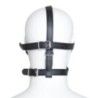 Imbracatura viso con maschera e ball gag Imbracatura viso con maschera e ball gag