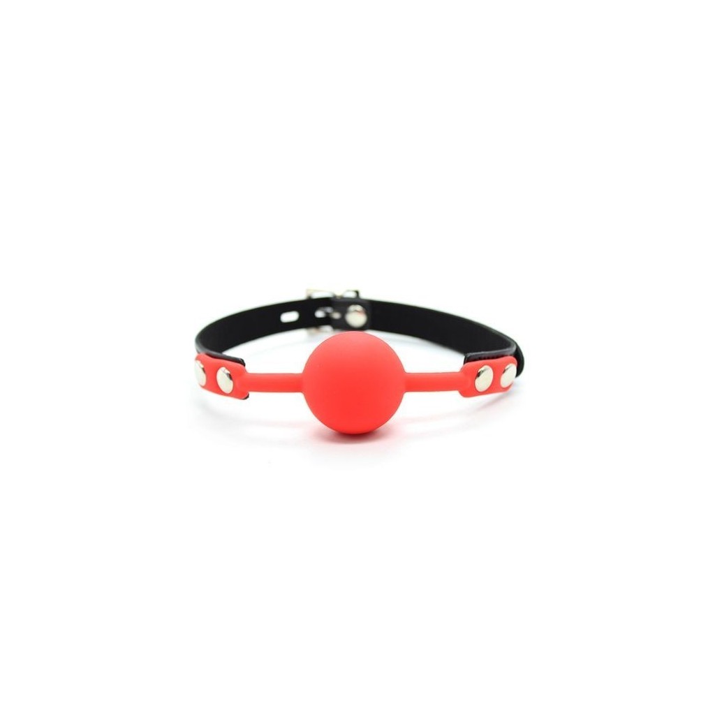 Ball gag ball block rosso morso in silicone red bondage fetish