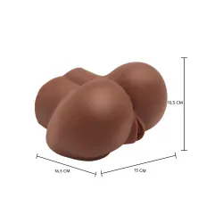 Masturbatore maschile vibrante Honey brown Masturbatore maschile vibrante Honey brown