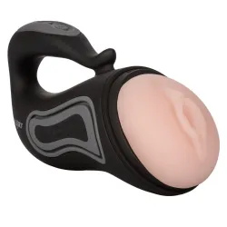 Masturbatore doppio vagina ano Grip-N-Stroke Masturbatore doppio vagina ano Grip-N-Stroke