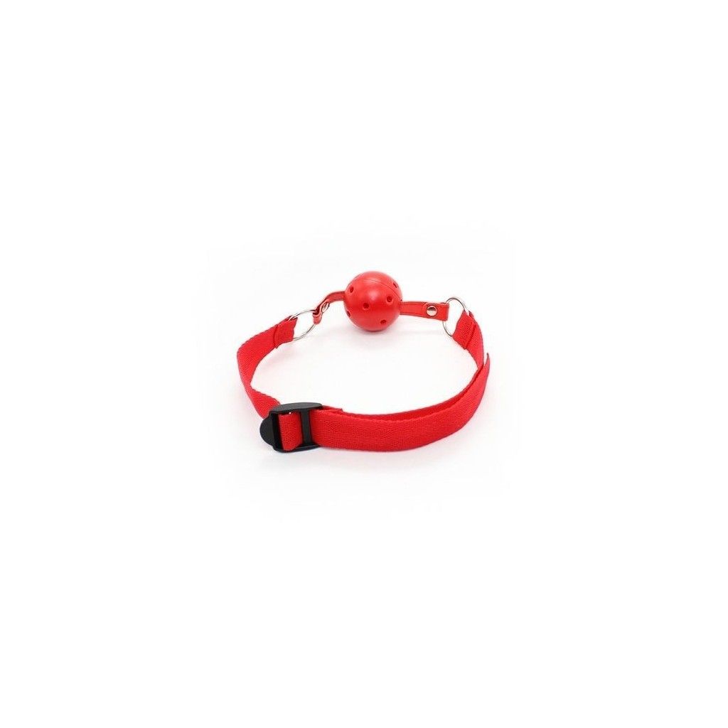 Easy breathable ball gag rosso costrittivo fetish bondage red