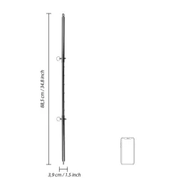 Barra divaricatrice regolabile silver 88,5 cm Barra divaricatrice regolabile silver 88,5 cm
