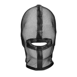 Maschera BDSM a rete trama stretta nera Maschera BDSM a rete trama stretta nera
