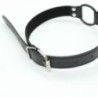 O-Ring gag cinghia pelle sintetica nero O-Ring gag cinghia pelle sintetica nero
